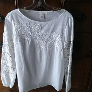 Sundance cotton lace top